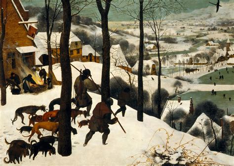 The Hunters in the Snow - Een meesterwerk van landschap en winterse melancholie!